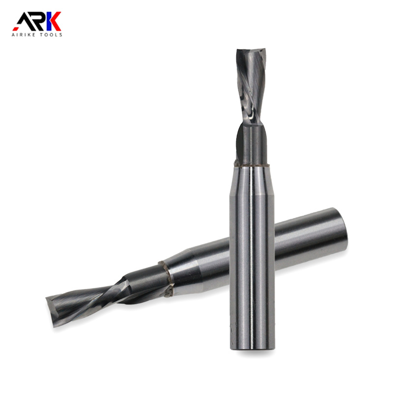 TCT Double-Flute Pemotong Pengilangan Tangan Kiri